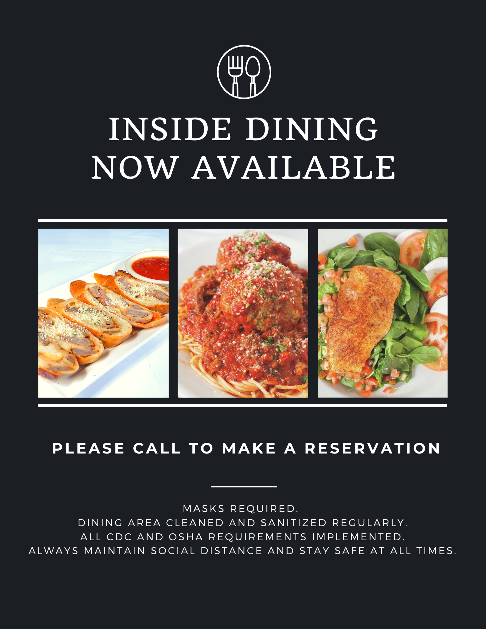 Inside Dining now Available